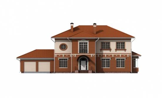 285-001-Л Проект двухэтажного дома, гараж, классический загородный дом из кирпича Ермолино | Проекты домов от House Expert