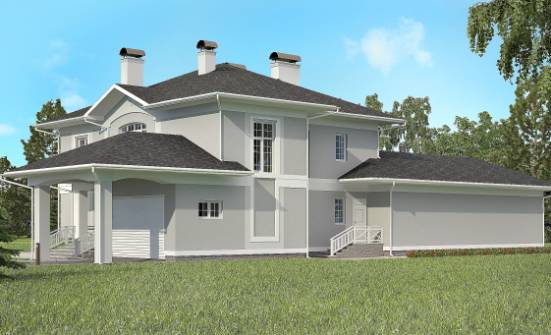 360-001-П Проект двухэтажного дома, гараж, красивый домик из кирпича Боровск | Проекты домов от House Expert