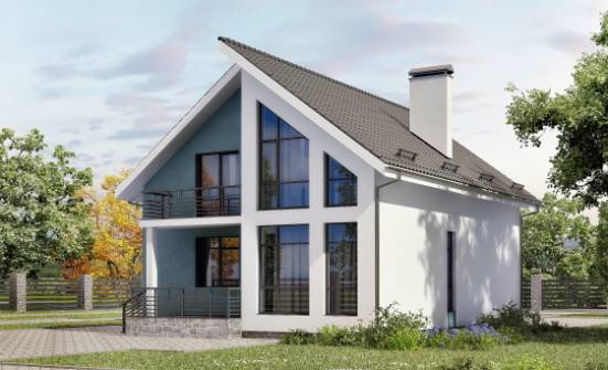 170-006-П Проект двухэтажного дома мансардой, уютный коттедж из арболита Калуга | Проекты домов от House Expert