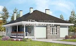 135-003-Л Проект одноэтажного дома, красивый домик из керамзитобетонных блоков Обнинск, House Expert