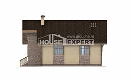 080-002-П Проект одноэтажного дома, экономичный коттедж из теплоблока Таруса, House Expert