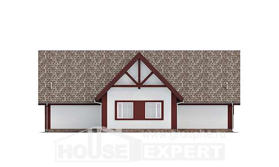 145-002-Л Проект гаража из арболита Боровск, House Expert
