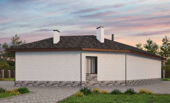 145-001-Л Проект бани из арболита Обнинск | Проекты одноэтажных домов от House Expert