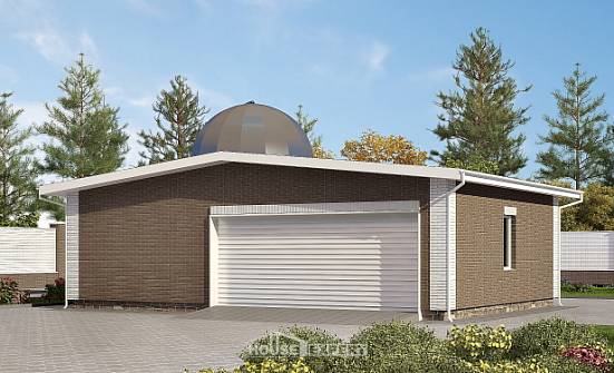 075-001-П Проект гаража из кирпича Калуга | Проекты домов от House Expert