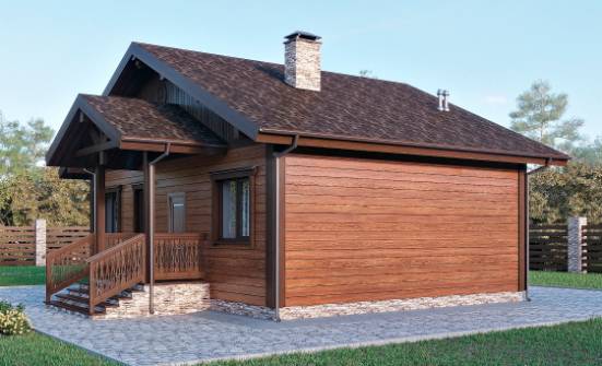 065-001-П Проект бани из бризолита Козельск | Проекты домов от House Expert