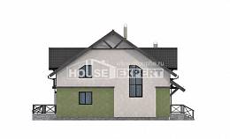 120-003-П Проект двухэтажного дома мансардный этаж, простой коттедж из арболита Козельск, House Expert