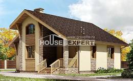 080-002-П Проект одноэтажного дома, классический домик из поризованных блоков Людиново, House Expert