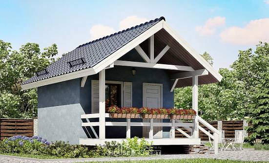 020-001-П Проект одноэтажного дома, уютный дом из дерева Балабаново | Проекты домов от House Expert