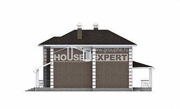 185-002-П Проект двухэтажного дома, бюджетный загородный дом из газобетона Ермолино, House Expert