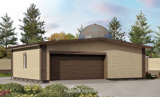 075-001-Л Проект гаража из кирпича Ермолино | Проекты домов от House Expert