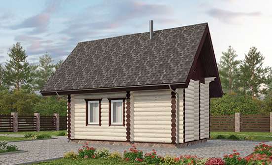 035-001-Л Проект бани из дерева Козельск | Проекты домов от House Expert